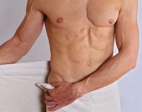 Warming a member compress from a hot towel