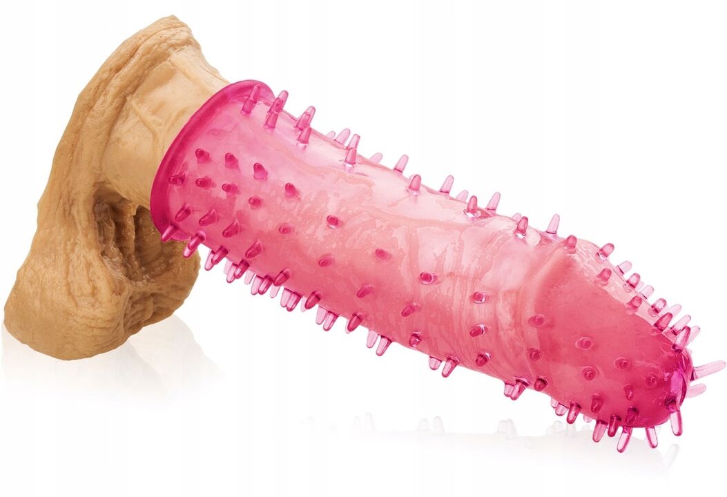 nozzle with spikes for a member